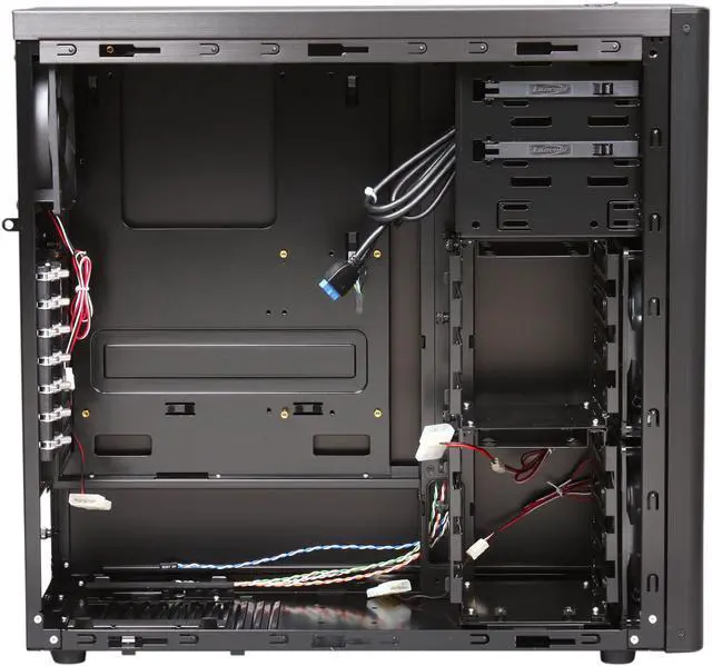 Alt view image 6 of 10 - LIAN LI Lancool First Knight Series PC-K9WX Black Aluminum / Steel ATX Mid Tower Computer Case