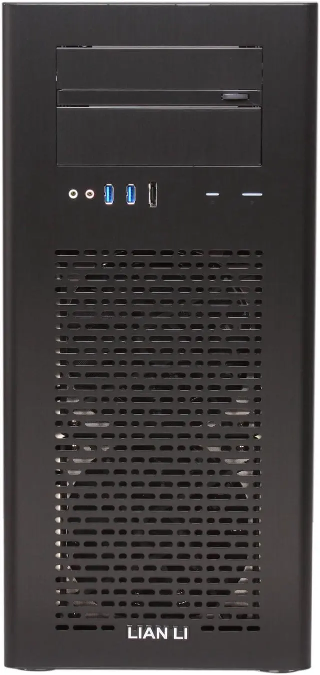 Alt view image 2 of 10 - LIAN LI PC-90 Black Aluminum ATX Full Tower Computer Case