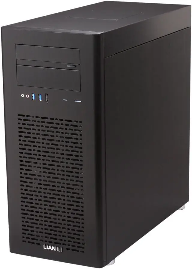 Alt view image 3 of 10 - LIAN LI PC-90 Black Aluminum ATX Full Tower Computer Case