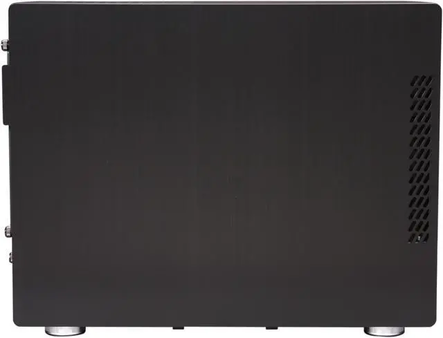 Alt view image 4 of 9 - LIAN LI PC-Q25B Black Aluminum Mini-ITX Tower Computer Case