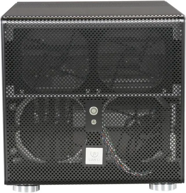 Alt view image 2 of 9 - LIAN LI Black Aluminum PC-V353B Micro ATX Media Center / HTPC Case