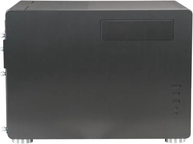 Alt view image 3 of 9 - LIAN LI Black Aluminum PC-V353B Micro ATX Media Center / HTPC Case
