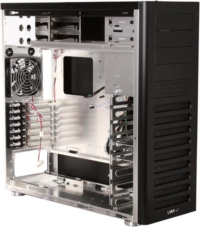 Alt view image 7 of 10 - LIAN LI PC-A70F USB3.0 Black Aluminum ATX Full Tower Computer Case