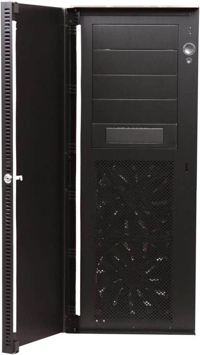 Alt view image 2 of 10 - LIAN LI PC-A71F USB3.0 Black Aluminum ATX Full Tower Computer Case