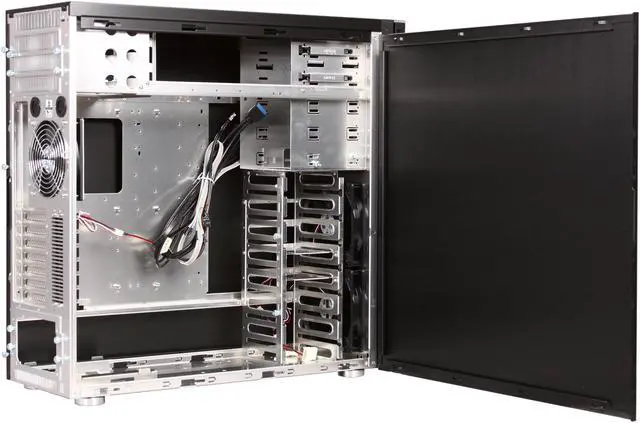 Alt view image 6 of 10 - LIAN LI PC-A71F USB3.0 Black Aluminum ATX Full Tower Computer Case