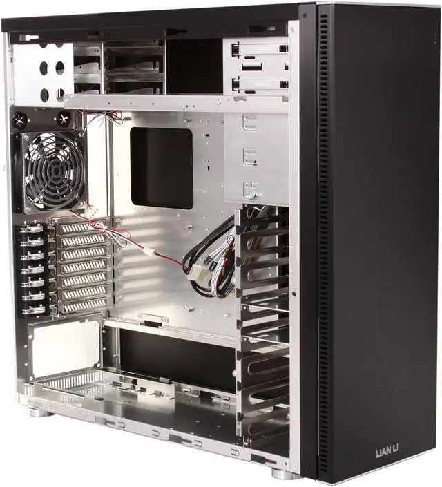 Alt view image 8 of 10 - LIAN LI PC-A71F USB3.0 Black Aluminum ATX Full Tower Computer Case