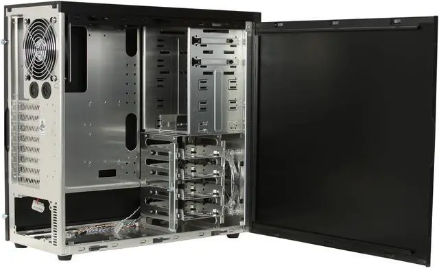 Alt view image 5 of 10 - LIAN LI PC-60FN USB3.0 Black Aluminum ATX Mid Tower Computer Case