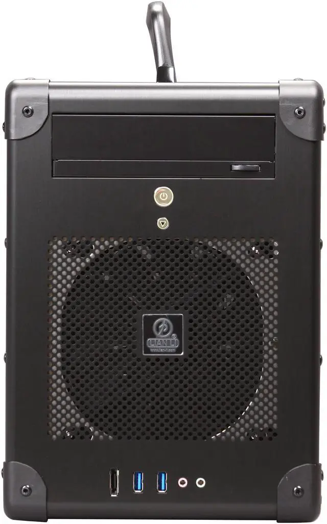Alt view image 2 of 9 - LIAN LI PC-TU200B Black Aluminum Mini-ITX Tower Computer Case