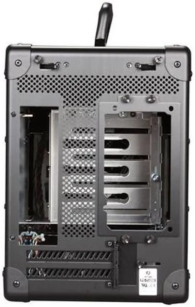 Alt view image 8 of 9 - LIAN LI PC-TU200B Black Aluminum Mini-ITX Tower Computer Case
