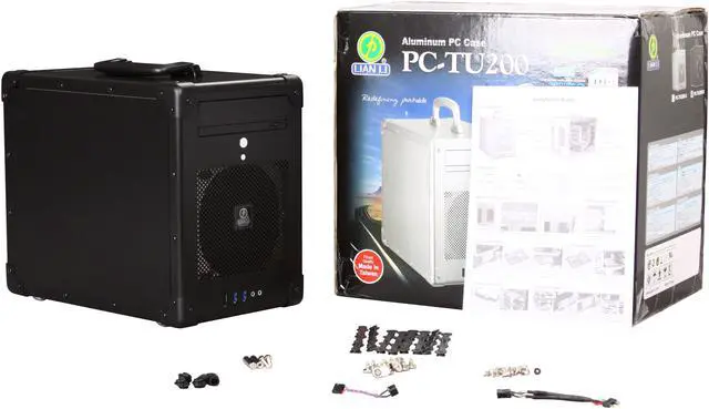 Alt view image 9 of 9 - LIAN LI PC-TU200B Black Aluminum Mini-ITX Tower Computer Case