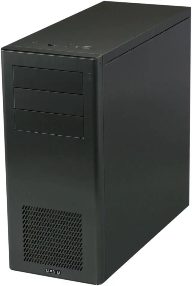 Alt view image 3 of 10 - LIAN LI PC-6 Black Aluminum ATX Mid Tower Computer Case