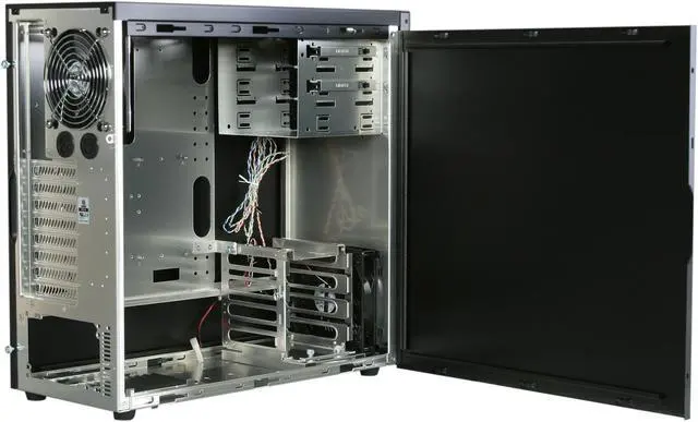 Alt view image 5 of 10 - LIAN LI PC-6 Black Aluminum ATX Mid Tower Computer Case