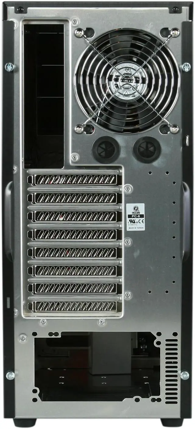 Alt view image 9 of 10 - LIAN LI PC-6 Black Aluminum ATX Mid Tower Computer Case