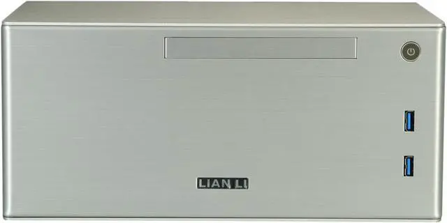 Alt view image 2 of 8 - LIAN LI Silver Aluminum PC-Q09FNA Mini ITX Media Center / HTPC Case