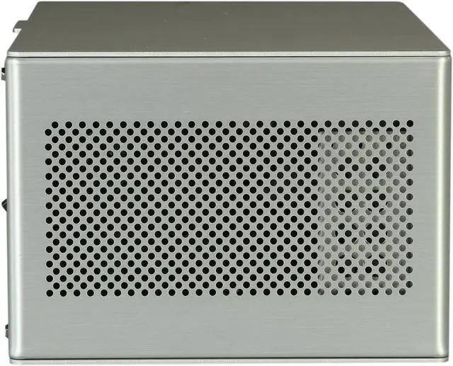 Alt view image 4 of 8 - LIAN LI Silver Aluminum PC-Q09FNA Mini ITX Media Center / HTPC Case