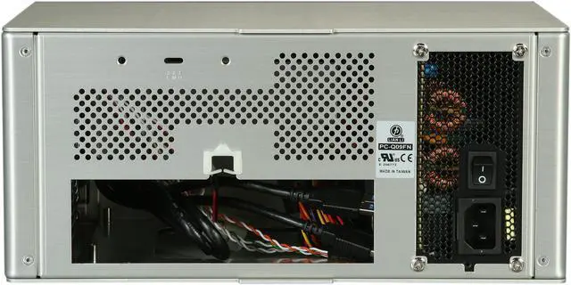 Alt view image 5 of 8 - LIAN LI Silver Aluminum PC-Q09FNA Mini ITX Media Center / HTPC Case