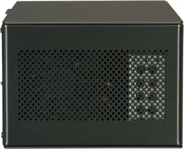 Alt view image 4 of 8 - LIAN LI Black Aluminum PC-Q09FNB Mini ITX Media Center / HTPC Case