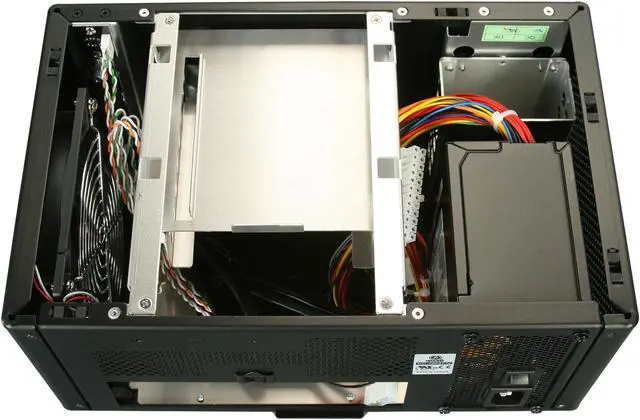 Alt view image 6 of 8 - LIAN LI Black Aluminum PC-Q09FNB Mini ITX Media Center / HTPC Case