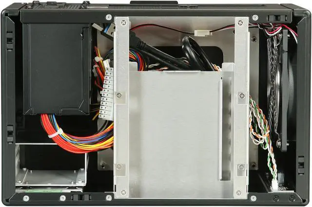 Alt view image 7 of 8 - LIAN LI Black Aluminum PC-Q09FNB Mini ITX Media Center / HTPC Case