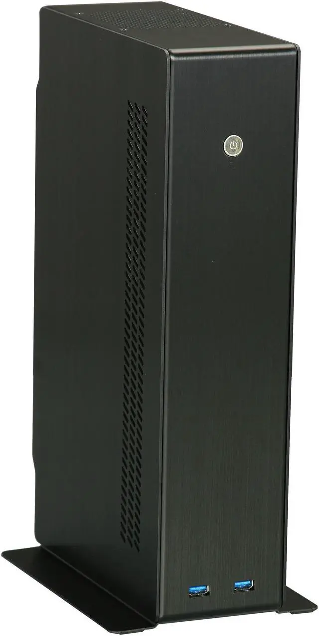 Main image of LIAN LI Black Aluminum PC-Q12B Mini ITX Media Center / HTPC Case
