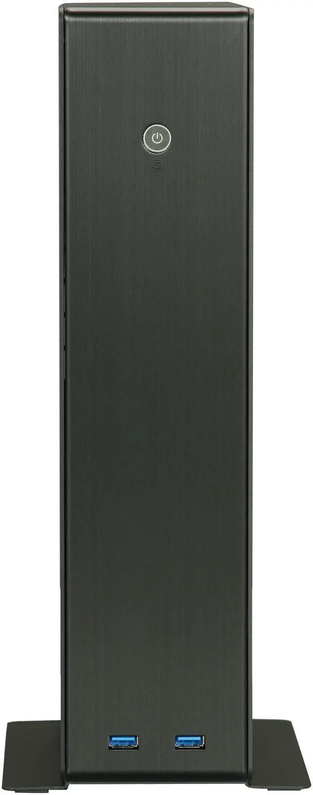 Alt view image 2 of 10 - LIAN LI Black Aluminum PC-Q12B Mini ITX Media Center / HTPC Case