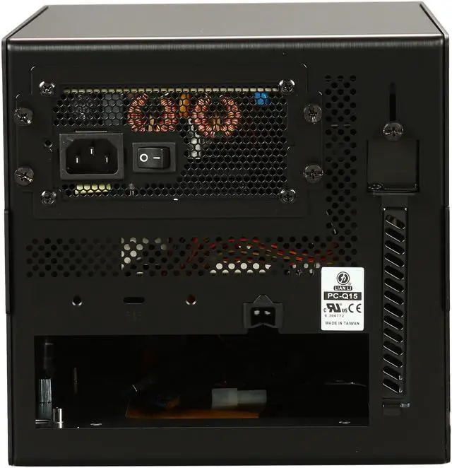Alt view image 5 of 6 - LIAN LI Black Aluminum PC-Q15B Mini ITX Media Center / HTPC Case