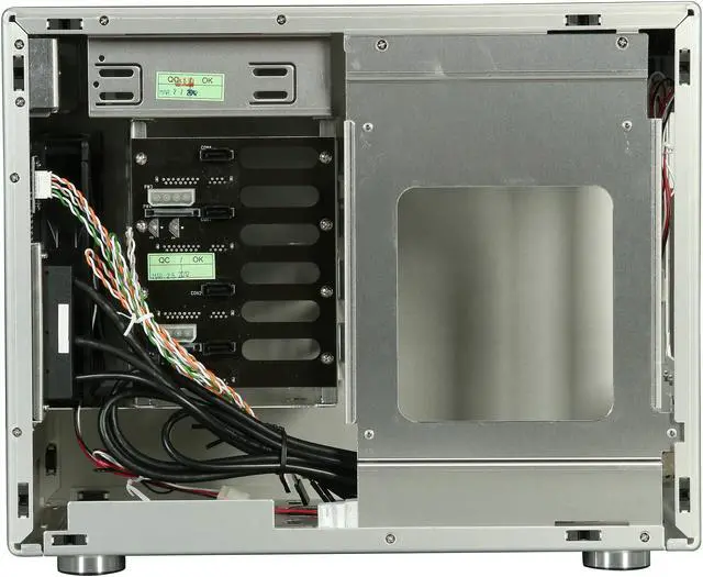 Alt view image 8 of 11 - LIAN LI Silver Aluminum PC-Q18A Mini ITX Media Center / HTPC Case