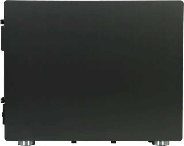 Alt view image 4 of 11 - LIAN LI Black Aluminum PC-Q18B Mini ITX Media Center / HTPC Case