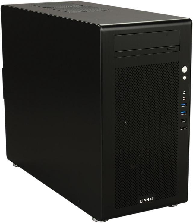 Alt view image 3 of 9 - LIAN LI PC-V700B Black Aluminum ATX Mid Tower Computer Case