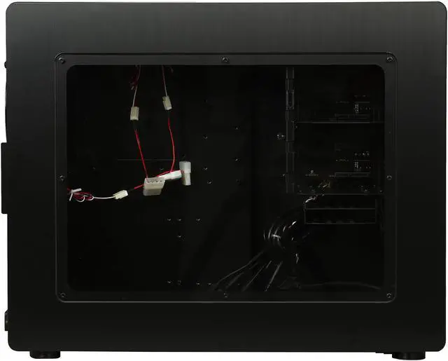 Alt view image 4 of 9 - LIAN LI PC-V700WX All Black Aluminum ATX Mid Tower Computer Case