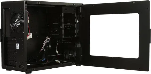 Alt view image 5 of 9 - LIAN LI PC-V700WX All Black Aluminum ATX Mid Tower Computer Case