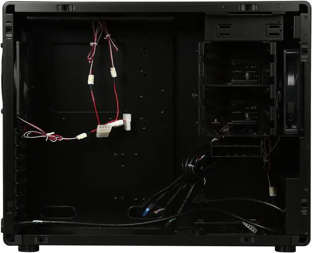Alt view image 6 of 9 - LIAN LI PC-V700WX All Black Aluminum ATX Mid Tower Computer Case