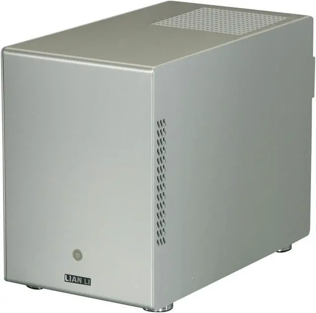 Alt view image 3 of 9 - LIAN LI Silver Aluminum PC-Q25A Mini ITX Media Center / HTPC Case