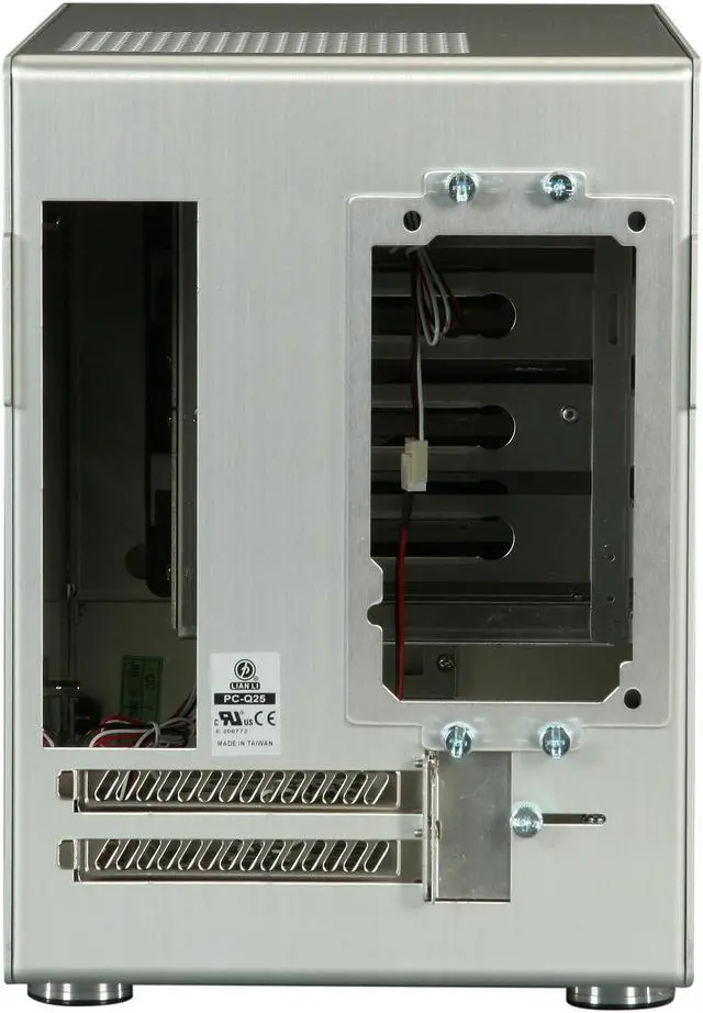 Alt view image 5 of 9 - LIAN LI Silver Aluminum PC-Q25A Mini ITX Media Center / HTPC Case