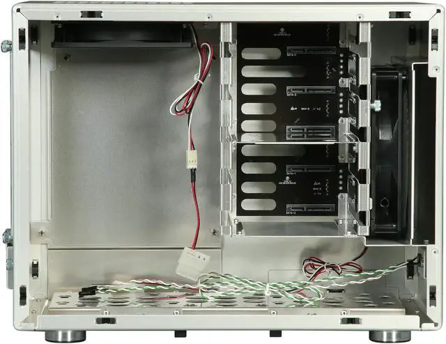 Alt view image 8 of 9 - LIAN LI Silver Aluminum PC-Q25A Mini ITX Media Center / HTPC Case