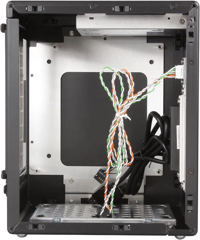 Alt view image 5 of 8 - LIAN LI PC-Q03B Black Aluminum Mini-ITX Tower Computer Case