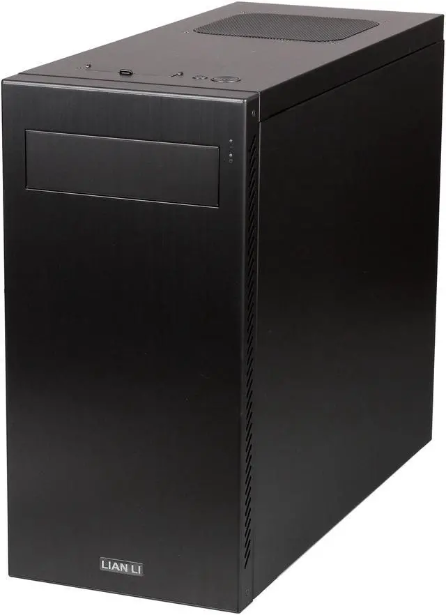 Alt view image 3 of 10 - LIAN LI PC-A55B Black Aluminum ATX Mid Tower Computer Case