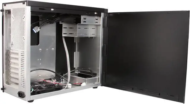 Alt view image 6 of 10 - LIAN LI PC-A55B Black Aluminum ATX Mid Tower Computer Case