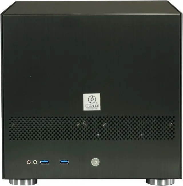 Alt view image 2 of 9 - LIAN LI PC-V355B Black Aluminum Micro ATX Mini Tower Computer Case