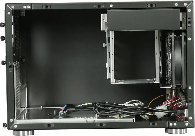 Alt view image 6 of 9 - LIAN LI PC-V355B Black Aluminum Micro ATX Mini Tower Computer Case