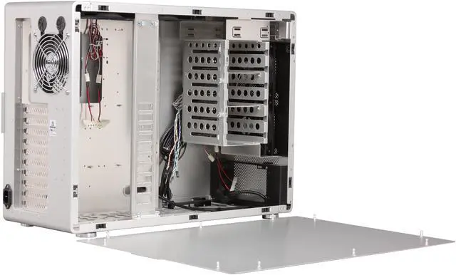 Alt view image 5 of 10 - LIAN LI PC-V750A Silver Aluminum ATX Full Tower Computer Case