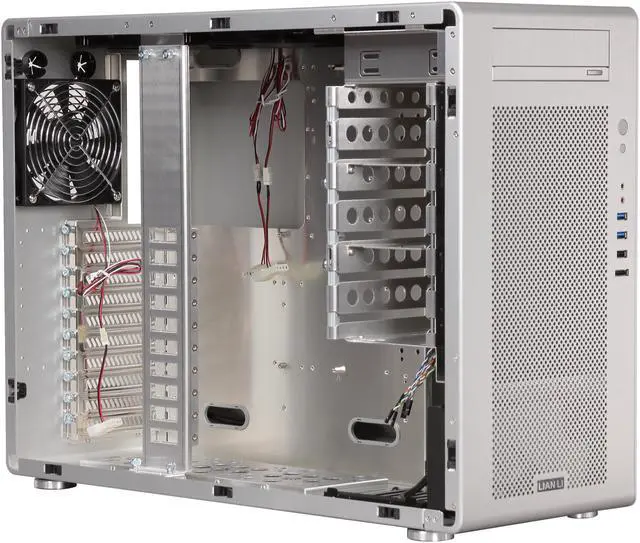 Alt view image 7 of 10 - LIAN LI PC-V750A Silver Aluminum ATX Full Tower Computer Case