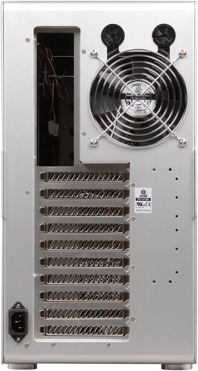 Alt view image 9 of 10 - LIAN LI PC-V750A Silver Aluminum ATX Full Tower Computer Case