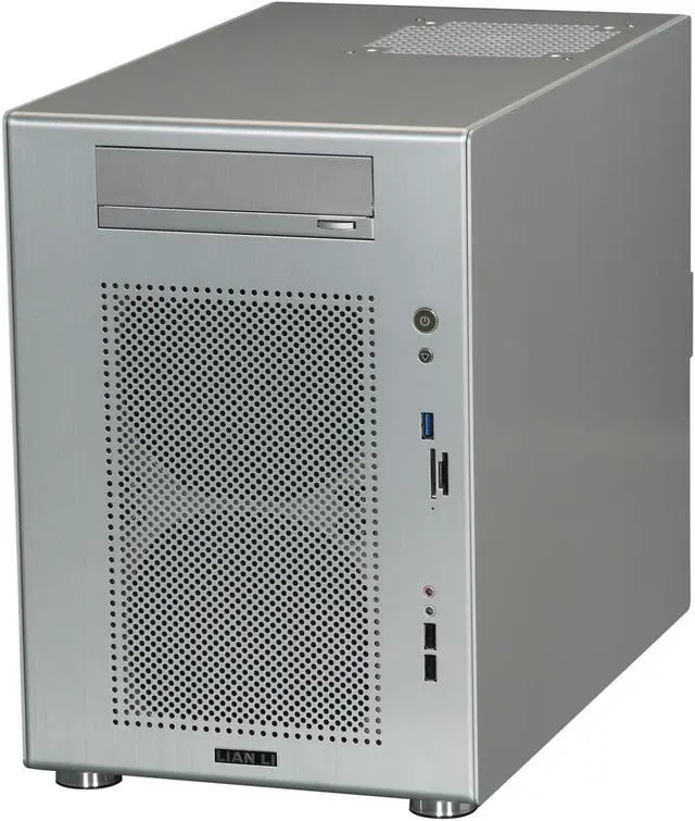 Alt view image 3 of 9 - LIAN LI PC-V650A Silver Aluminum ATX Mini Tower Computer Case