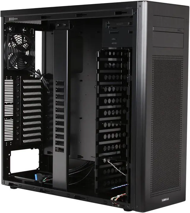 Alt view image 7 of 10 - LIAN LI PC-A75 Black Aluminum ATX Full Tower Computer Case