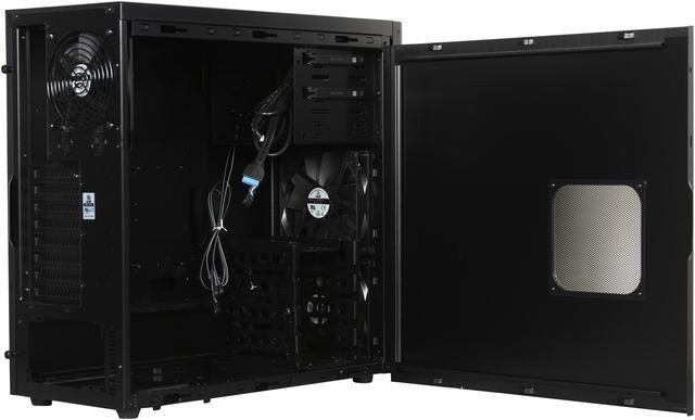 Alt view image 5 of 10 - LIAN LI PC-7HX Black Aluminum ATX Mid Tower Computer Case