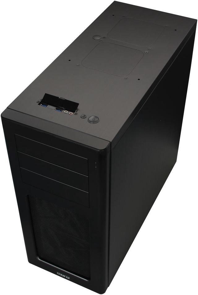 Alt view image 8 of 10 - LIAN LI PC-7HX Black Aluminum ATX Mid Tower Computer Case