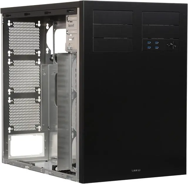 Alt view image 7 of 9 - LIAN LI PC-D8000 Black Aluminum ATX Full Tower Computer Case