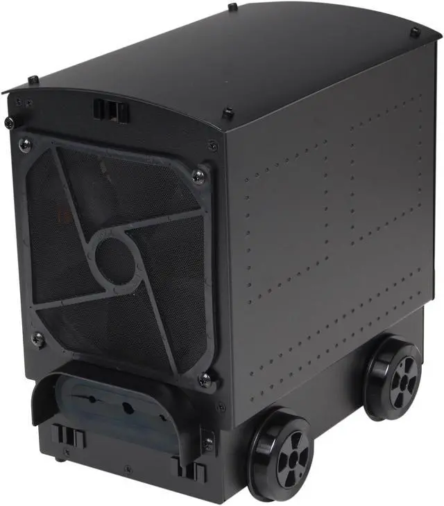 Alt view image 7 of 12 - LIAN LI PC-CK101L Black Aluminum Mini-ITX Tower Computer Case 300W Power Supply