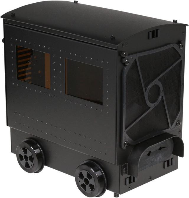 Alt view image 8 of 13 - LIAN LI PC-CK101S Black Aluminum Mini-ITX Tower Computer Case 300W Power Supply